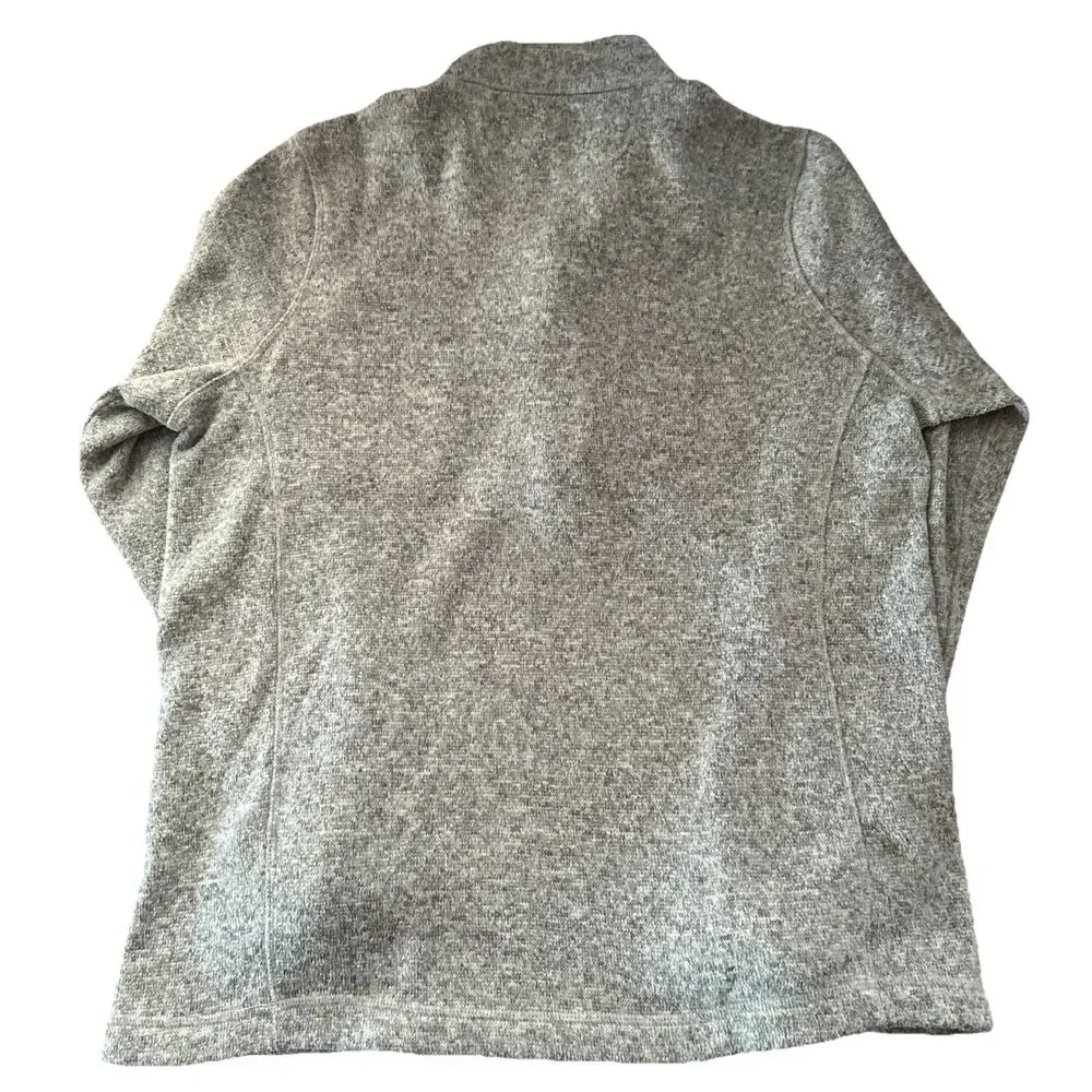 Woolrich Men’s Medium 1/2 Zip Gray‎ Mock Neck Fleece Pullover Sweater